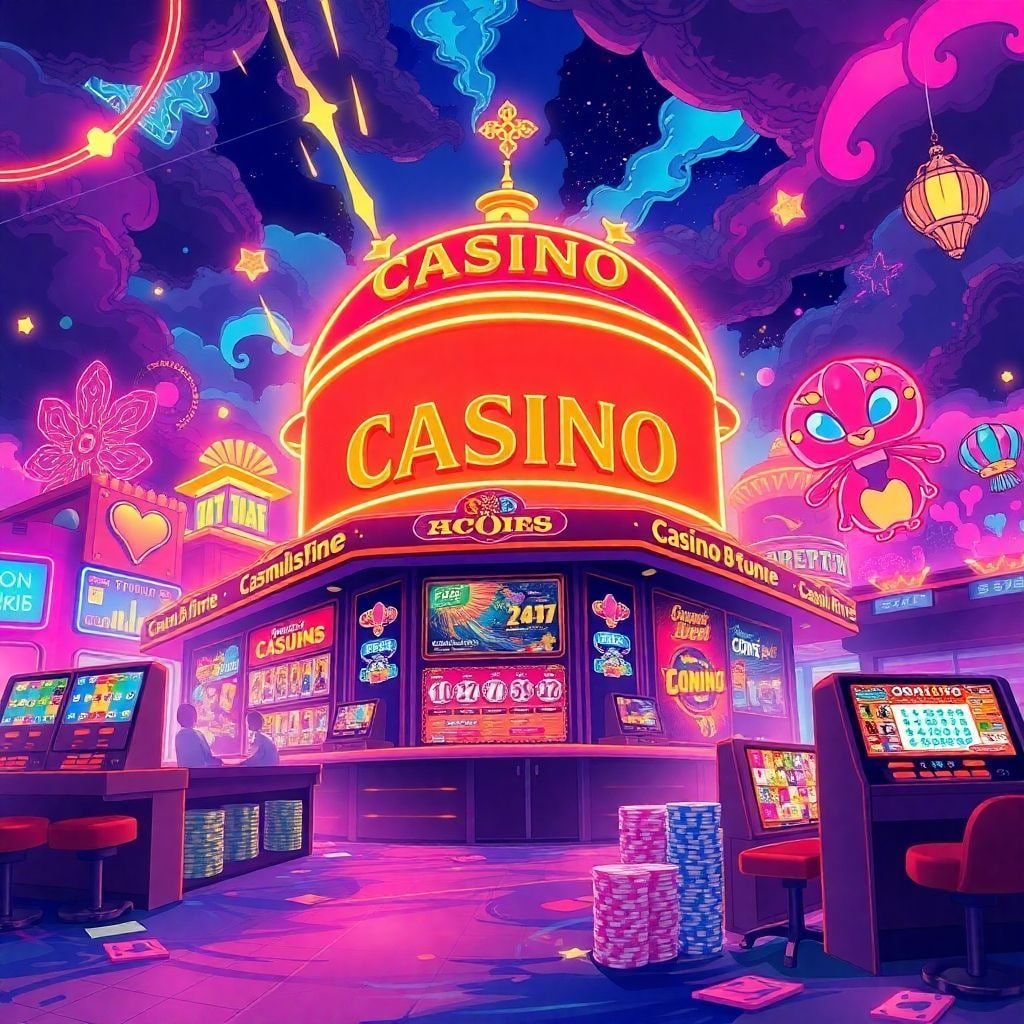 Slots game selection screen on the ah77 Casino platform