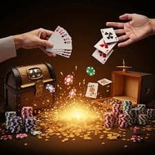 ah77 Casino live dealer table viewed on a mobile phone